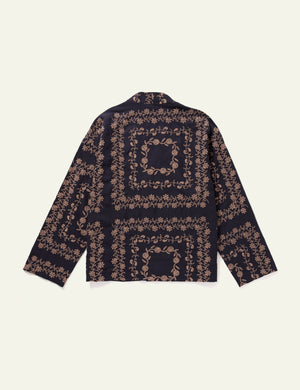 YIN YANG PAISLEY LONG SLEEVE CARDIGAN