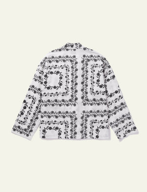 YIN YANG PAISLEY LONG SLEEVE CARDIGAN