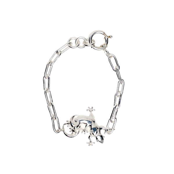 Jewelry: Bracelet Roberto Giannotti GEA103R Silver and zircons Gecko  collection