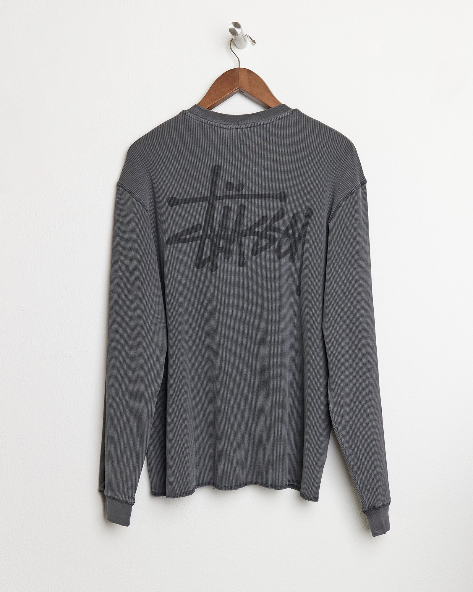 BASIC STOCK LS THERMAL IN WASHED BLACK