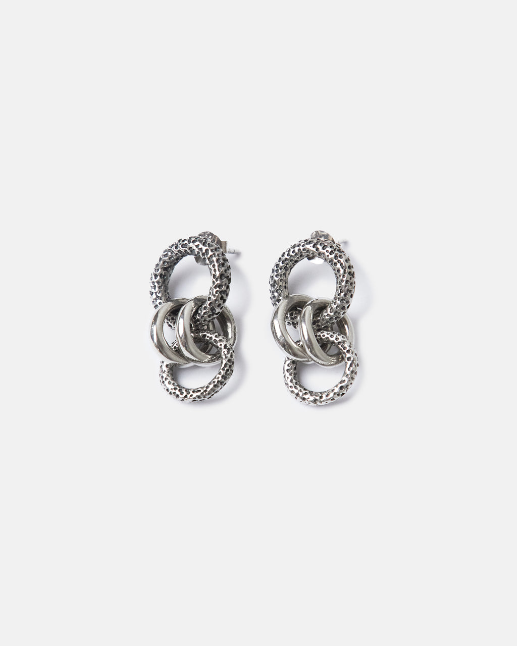 EQUILIBRIUM EARRINGS SILVER