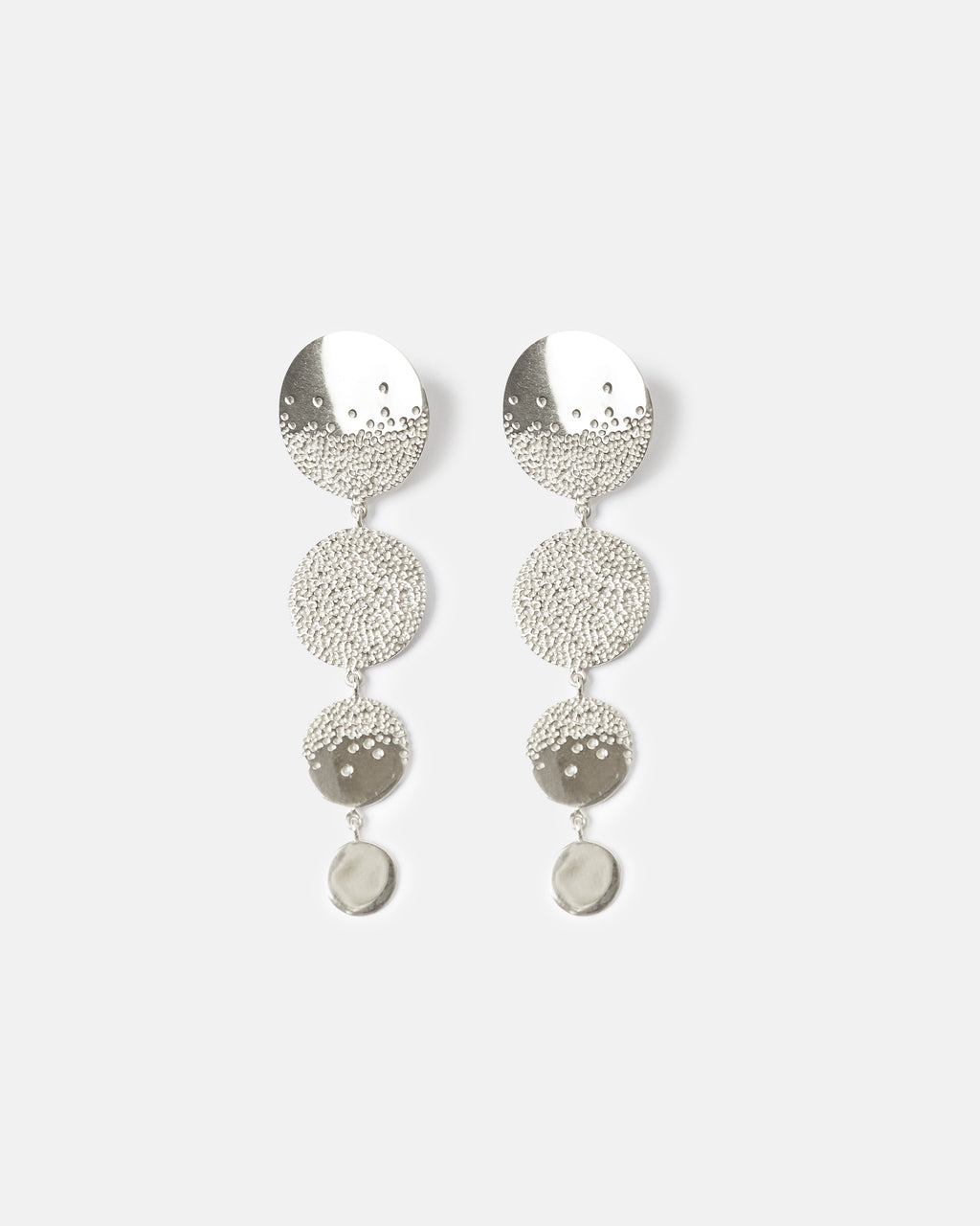 LUNAR WAY EARRINGS - SILVER