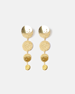 LUNAR WAY EARRINGS - GOLD PLATED