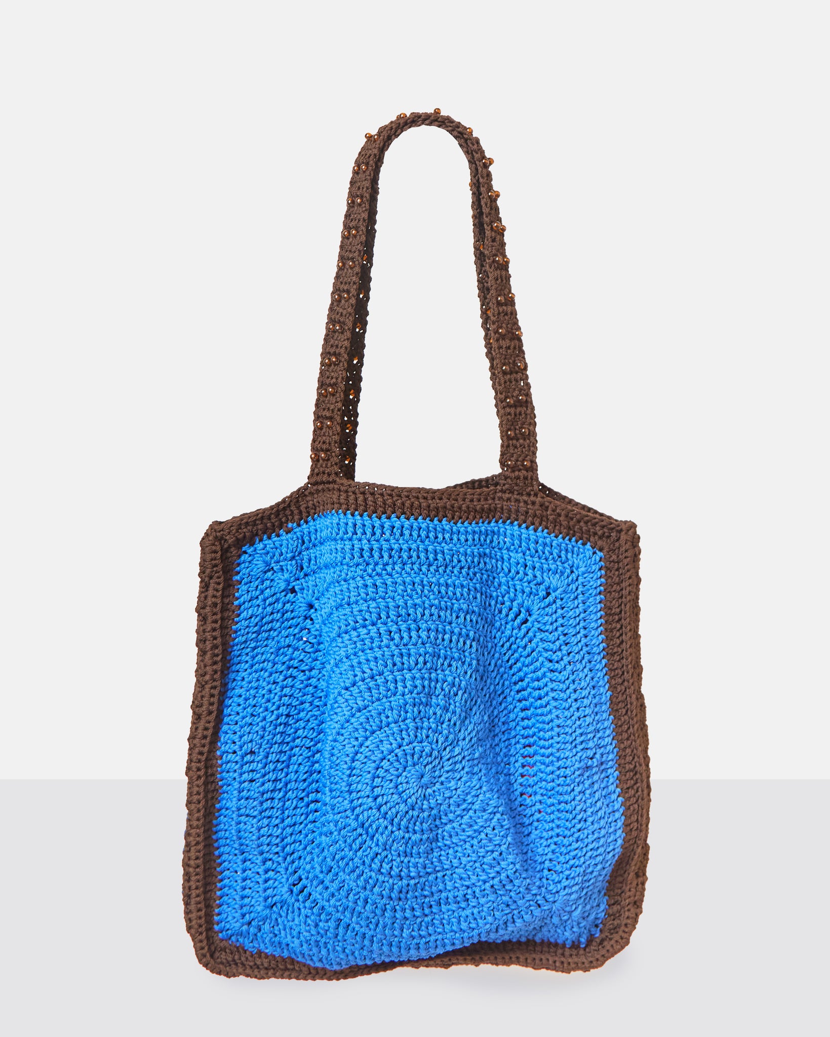 LARGE SPIRAL BAG IN CHOCO