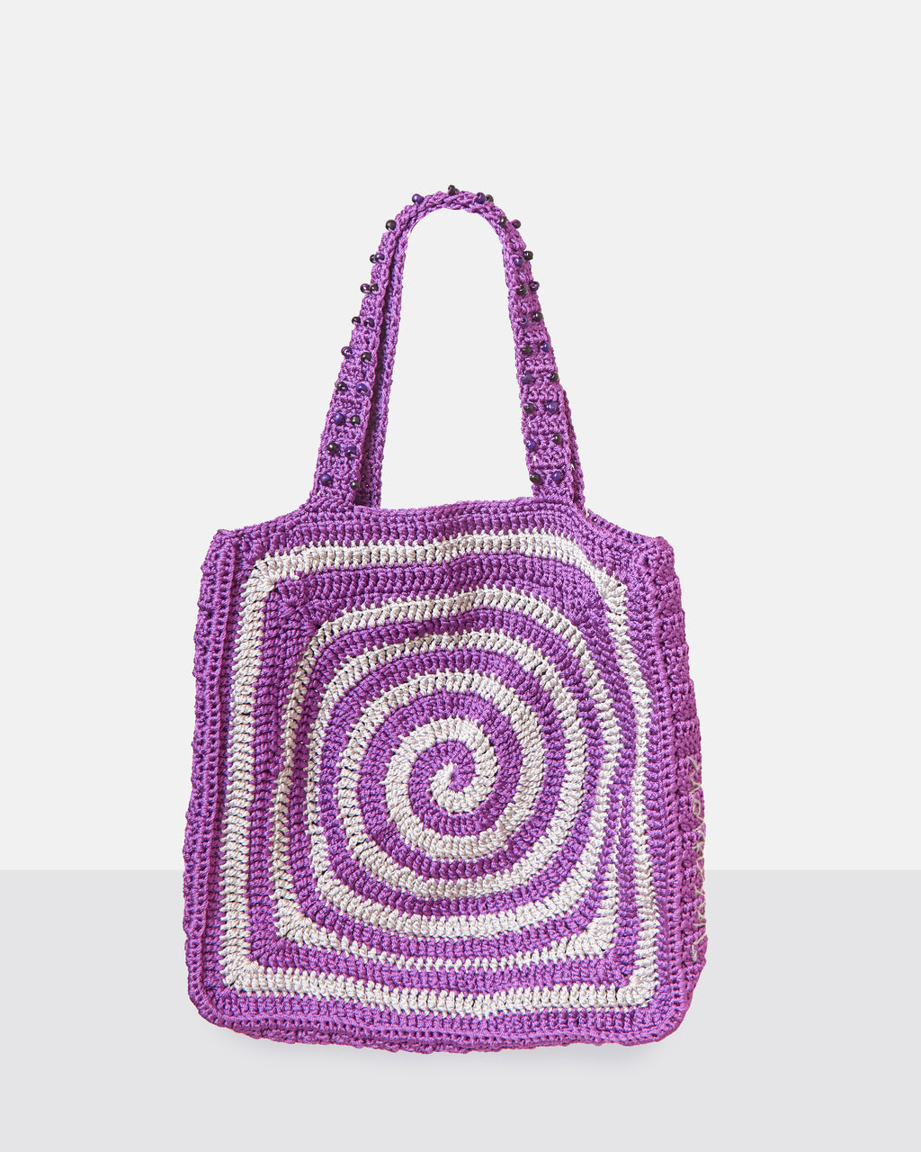 LARGE SPIRAL BAG IN PURPLE