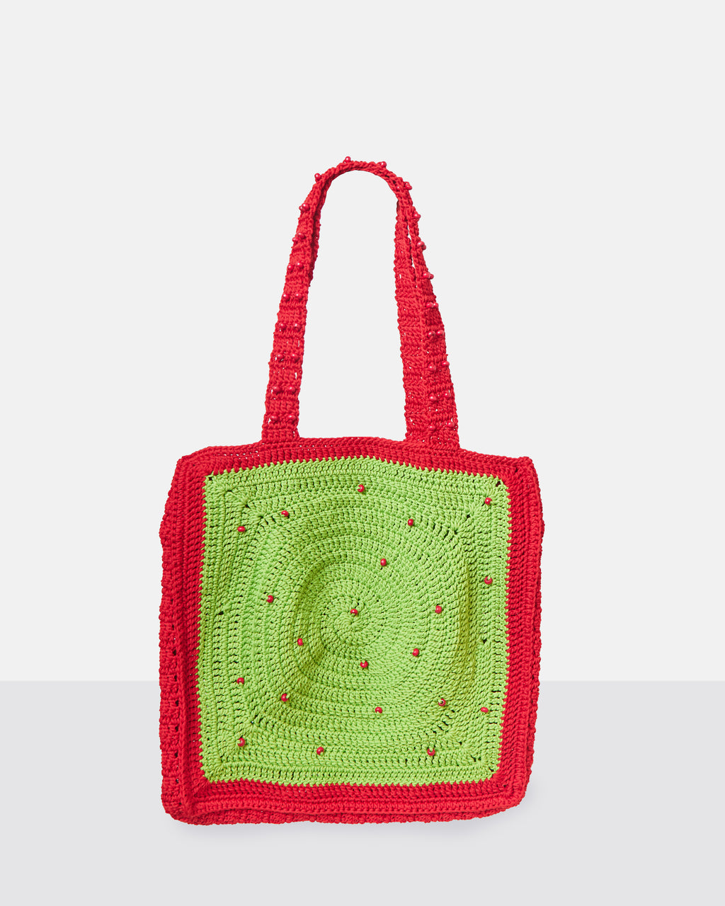 LARGE SPIRAL BAG IN RED