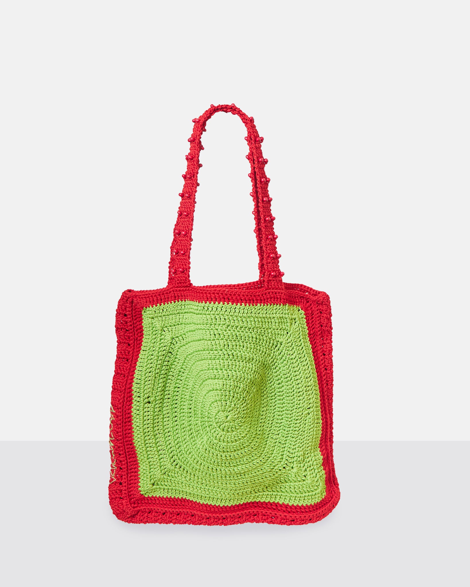 LARGE SPIRAL BAG IN RED